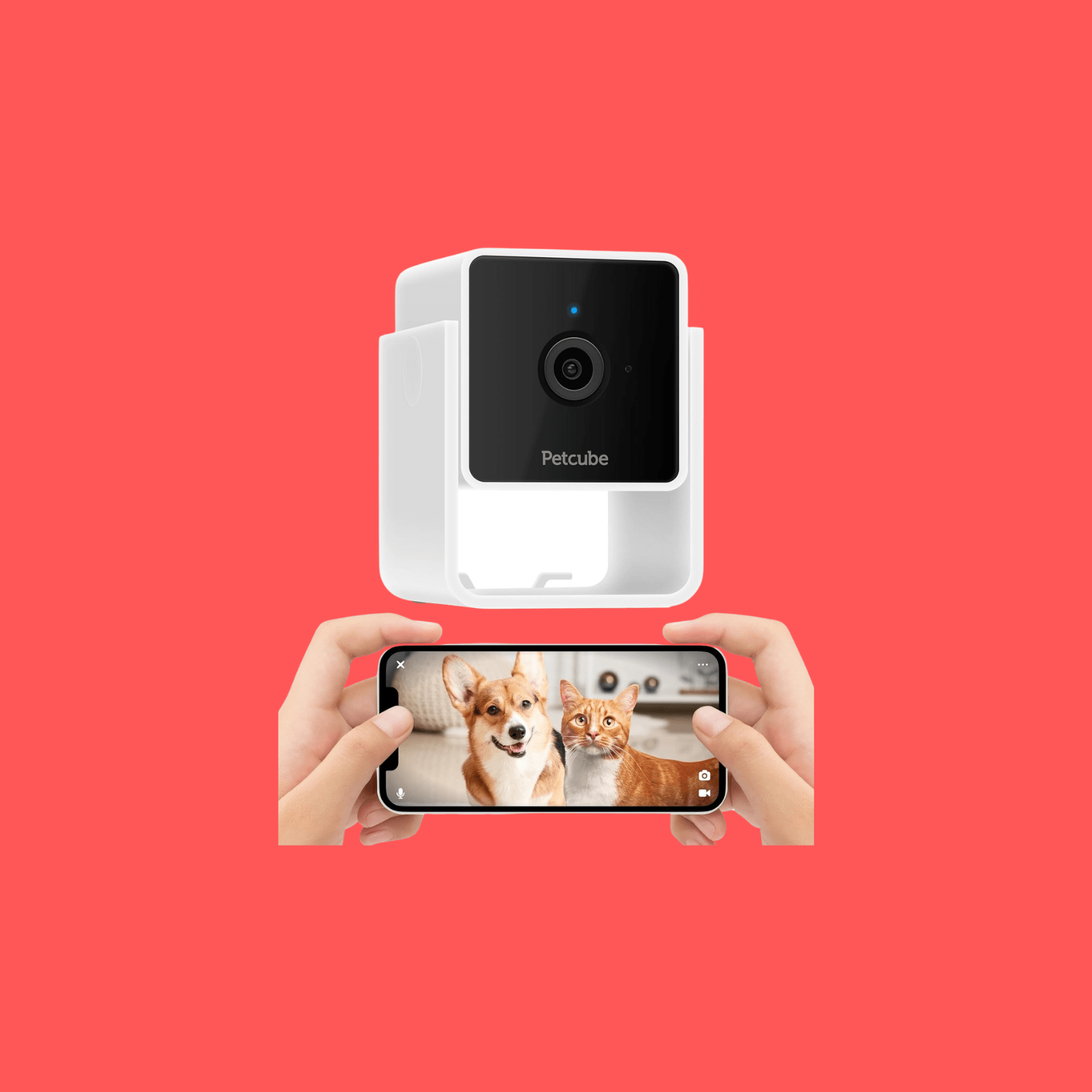 Petcube Cam Indoor Wi Fi Pet and Security Camera with Phone App